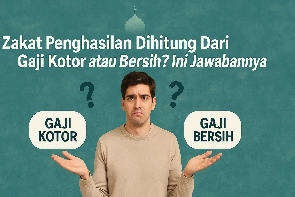 Zakat Penghasilan Dihitung Dari Gaji Kotor atau Bersih? Ini Jawabannya